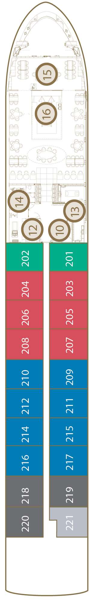 Deck plan for Scenic Azure