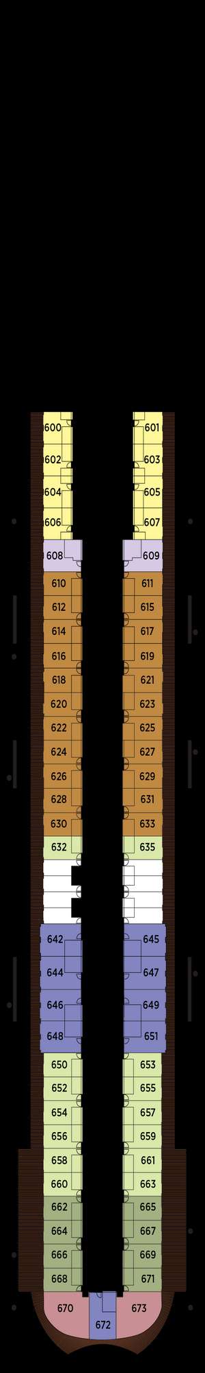 Deck plan for Regent Seven Seas Prestige