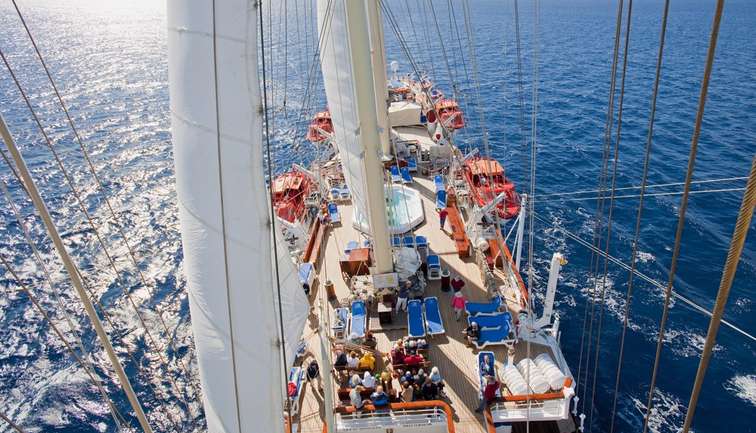 Onboard star clipper