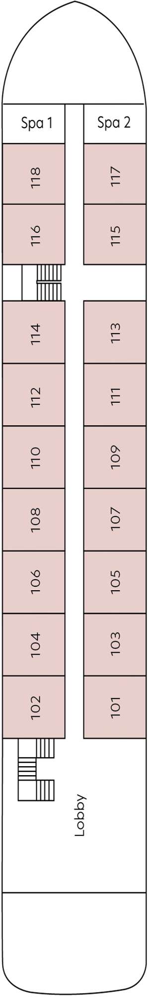Deck plan for Victoria Mekong