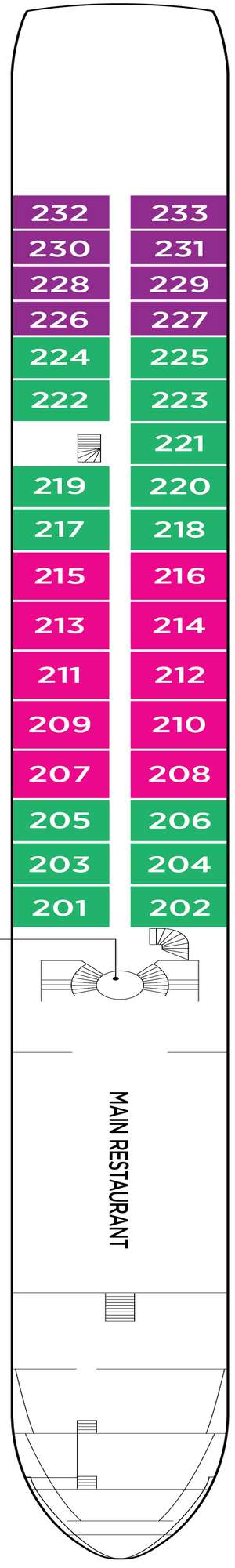 Deck plan for AmaSonata