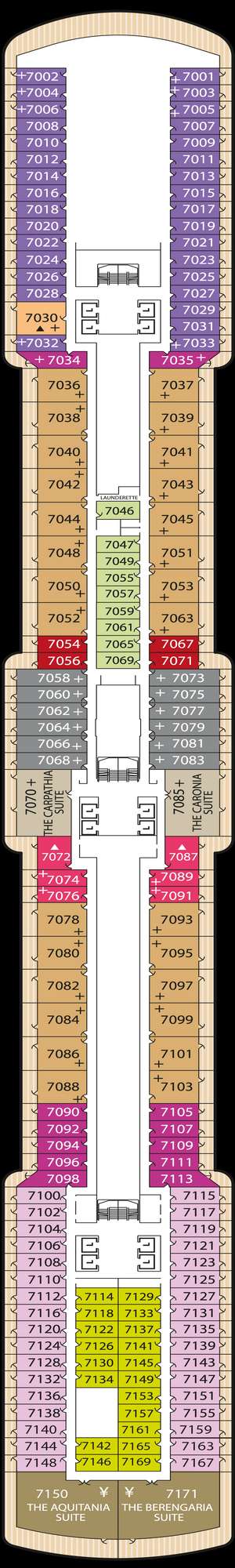 Deck plan for Queen Victoria