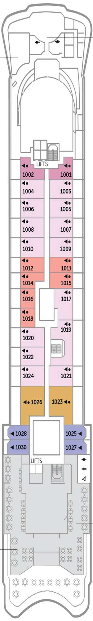 Deck plan for Balmoral