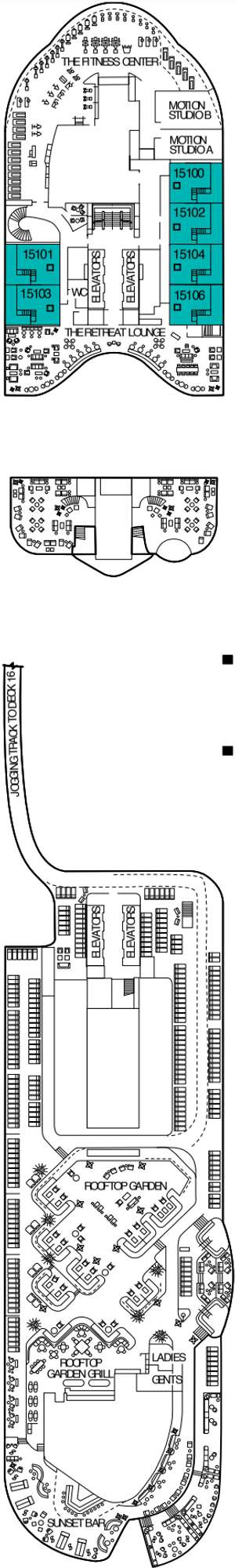 Deck plan for Celebrity Ascent