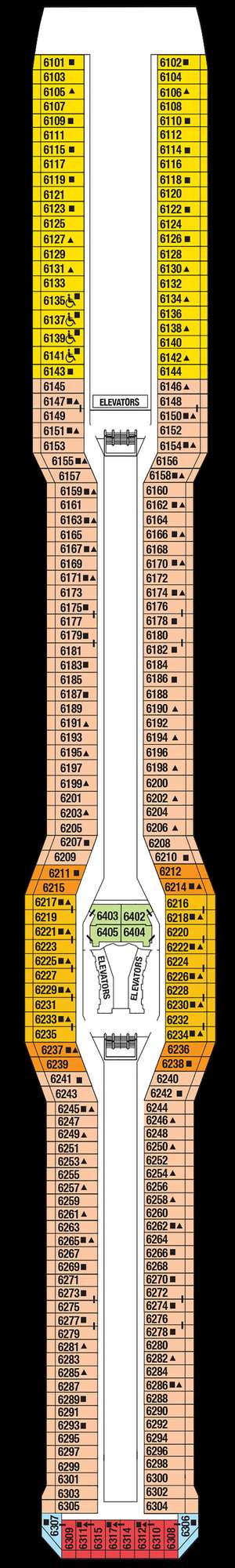Deck plan for Celebrity Silhouette