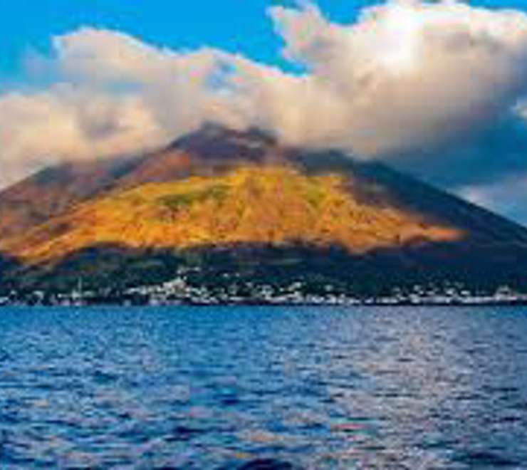 Stromboli Volcano (Sailing Past)