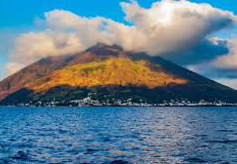 Stromboli Volcano (Sailing Past)