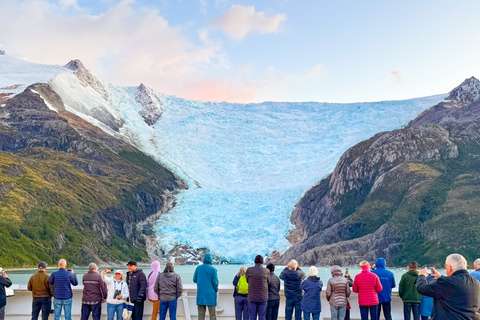 Image related to Overlooking a glacier on the top deck