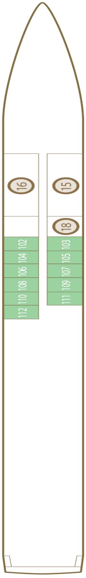 Deck plan for Scenic Amber