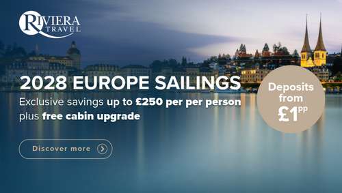 Riviera - Europe 28 Launch promotional banner