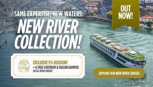 River Cruise Launch promotional banner