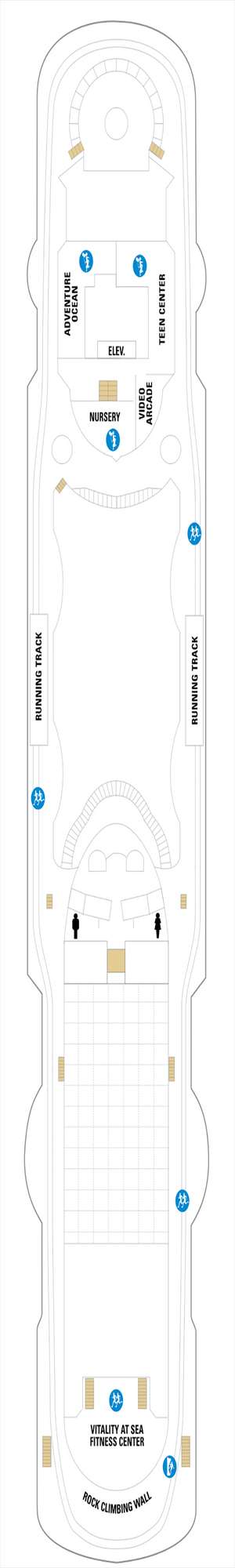 Deck plan for Rhapsody of the Seas