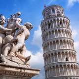 Leaning Tower of Pisa in Italy