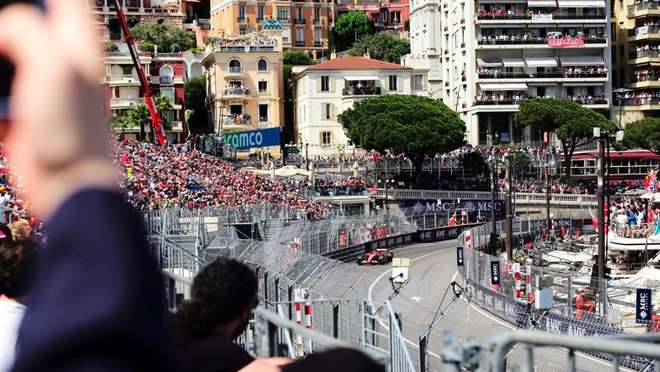 Soak up the glamour and roar of practice day at the legendary Monaco Grand Prix.