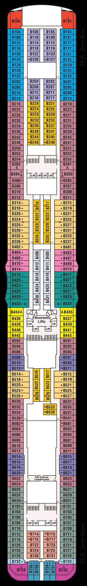 Deck plan for Discovery Princess