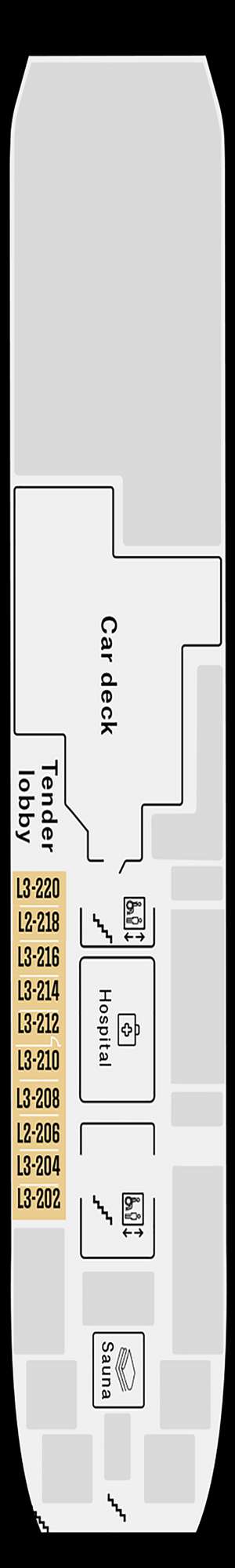 Deck plan for Ms Richard With