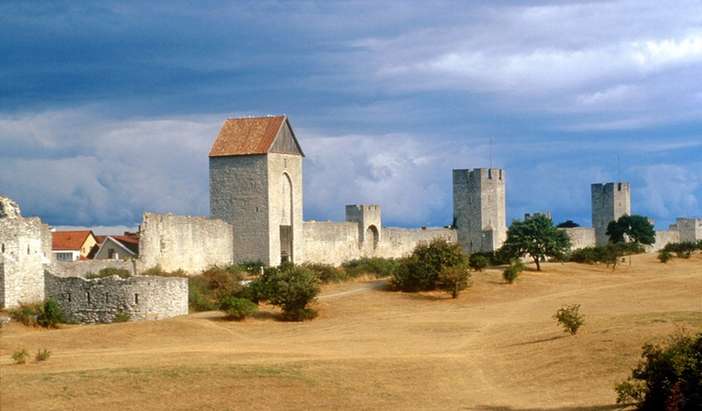 Visby, Gotland. Sweden - Overnight onboard