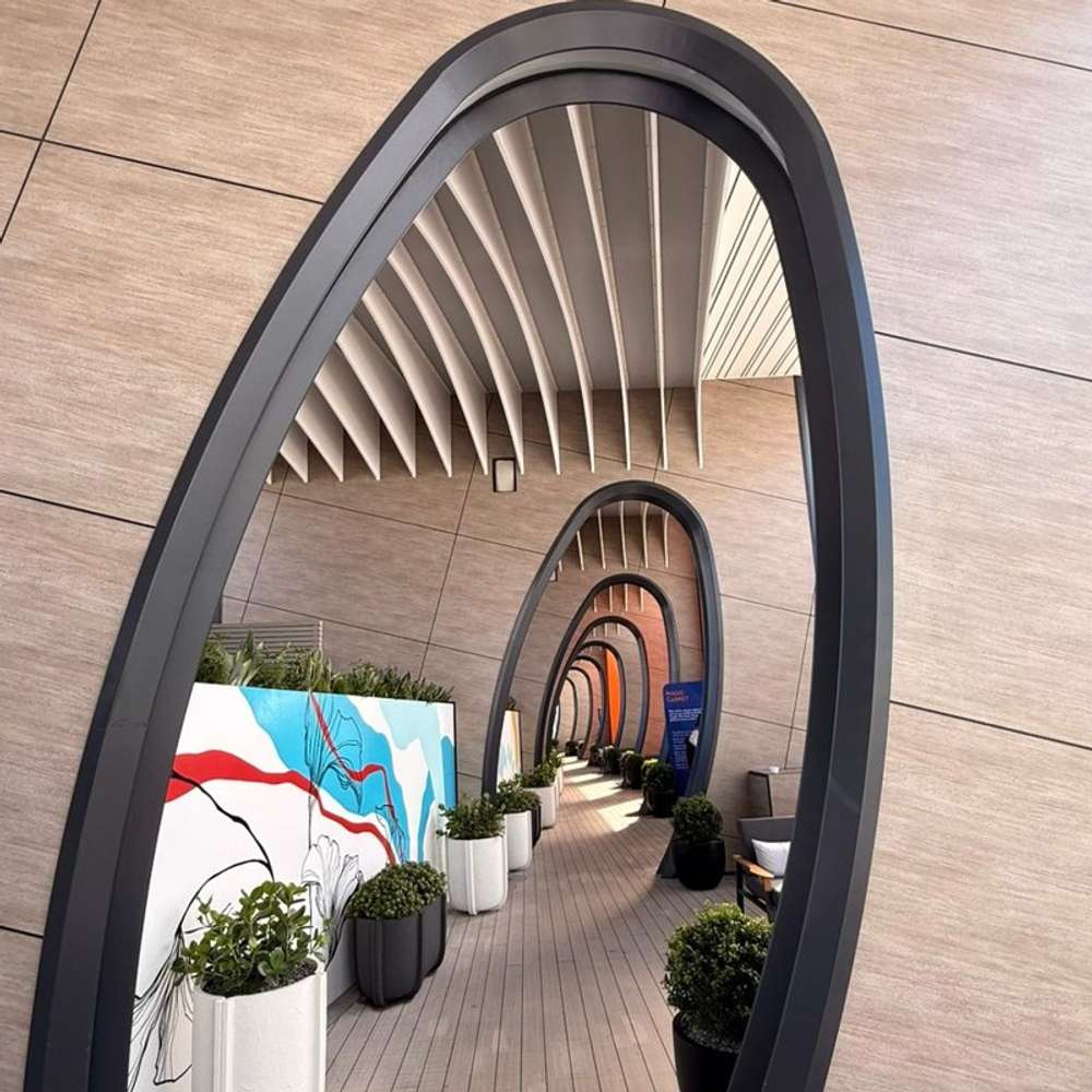 corridor on top deck
