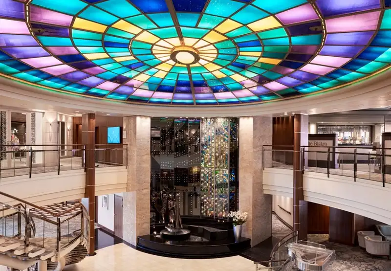 crystal serenity atrium