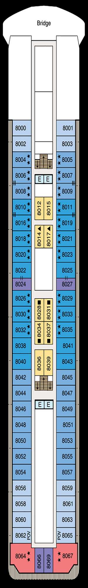 Deck plan for Insignia