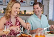 couple at dinner