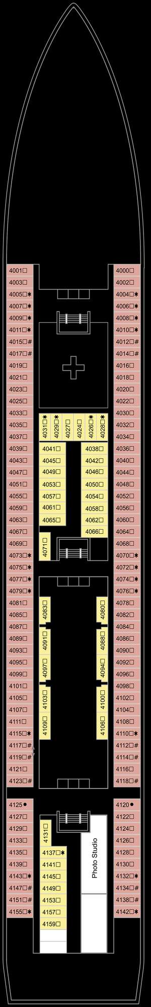 Deck plan for Marella Explorer 2