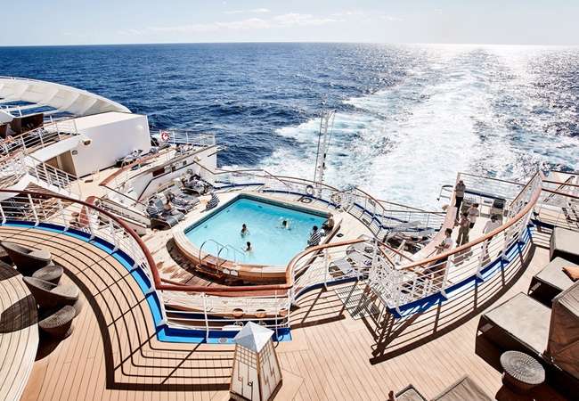 Pool Deck on board Caribbean Princess