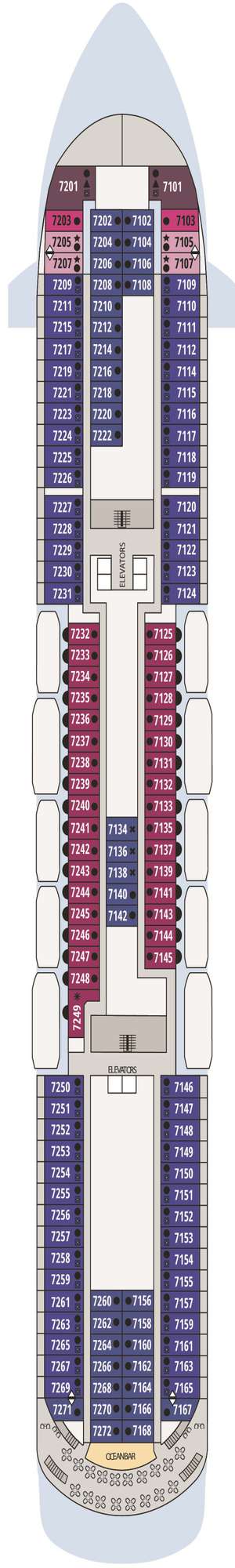 Deck plan for Celestyal Discovery