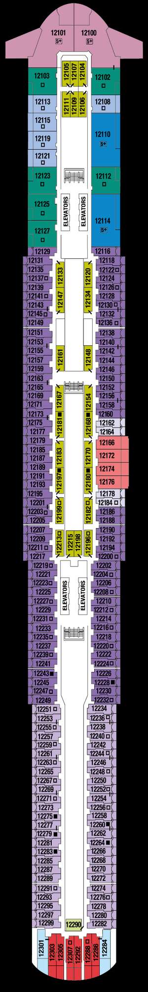 Deck plan for Celebrity Ascent