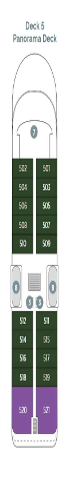 Deck plan for Emerald Kaia