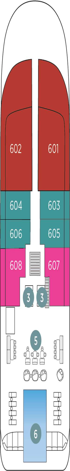 Deck plan for Emerald Raiya