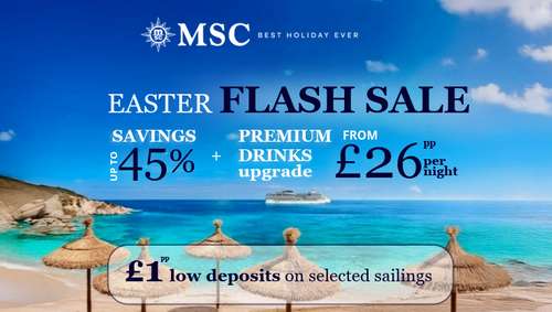 MSc Easter sale Iglu promotional banner