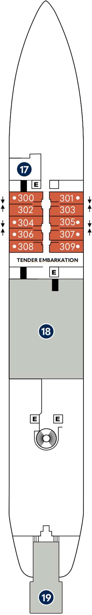 Deck plan for Star Breeze