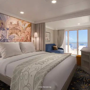 Image related to Deluxe Family Oceanview Stateroom w/ Ext Veranda