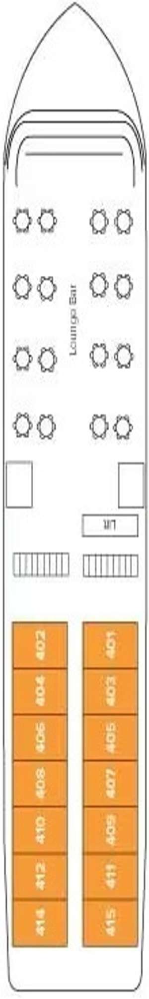 Deck plan for Travelmarvel Sirius