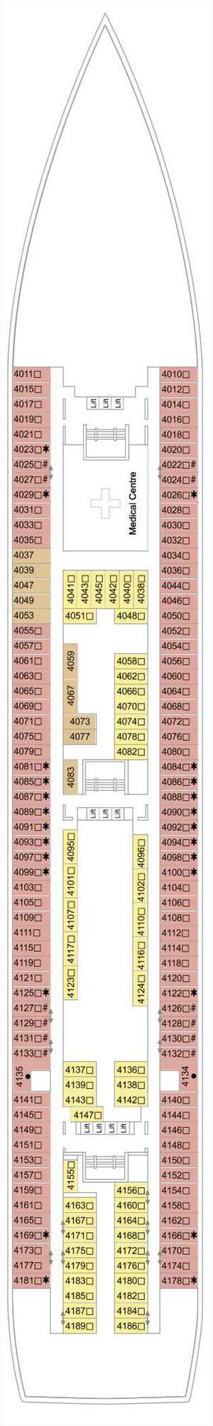 Deck plan for Marella Explorer