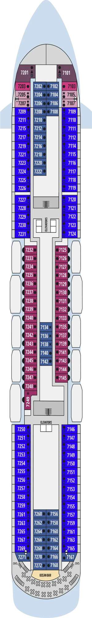 Deck plan for Celestyal Discovery