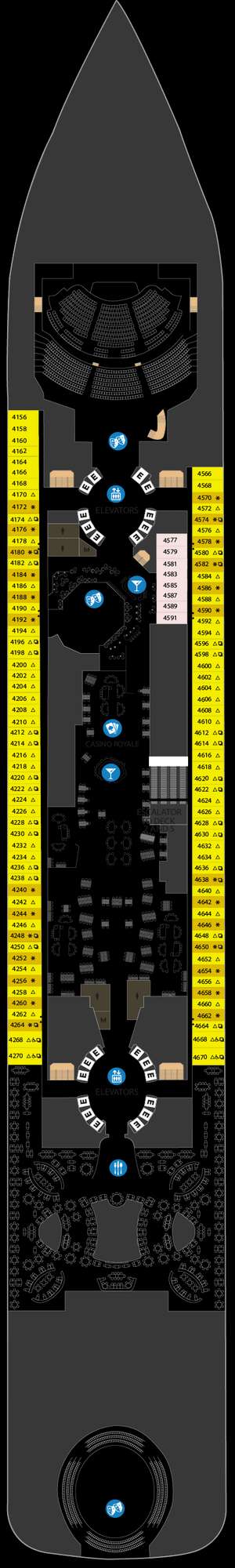 Deck plan for Star of the Seas