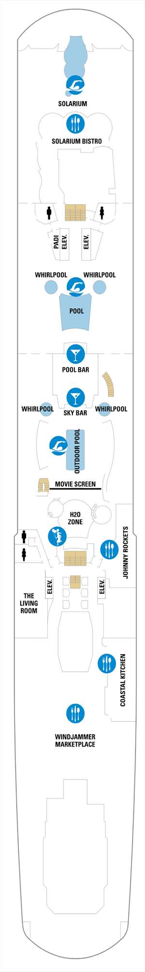 Deck plan for Anthem of the Seas